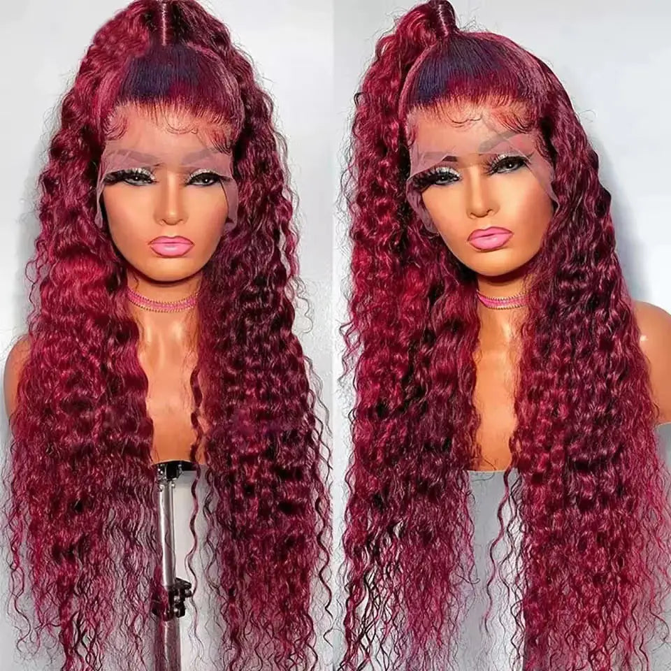 Front Lace Pixie Wig - Long Curly Human Hair