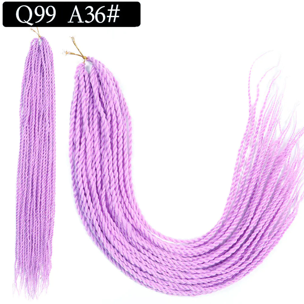 African Twist Braid Synthetic Hair Wig for Wholesale