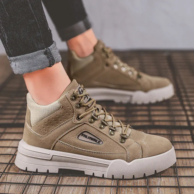 Men's High-Top Trendy All-Match Mid-Cut Boots