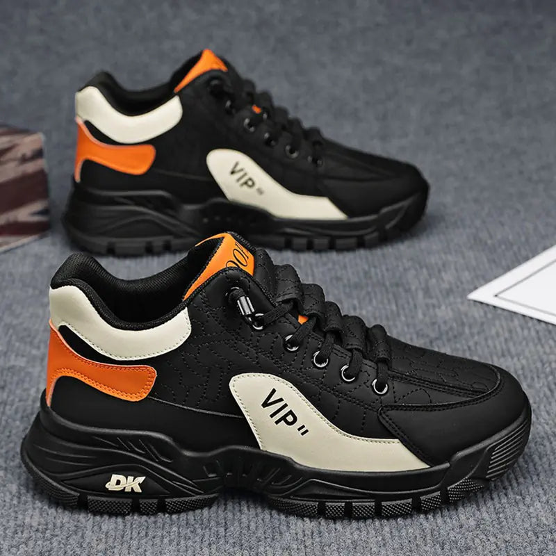 Men's Martin Boots - Retro Casual High-Top Shoes