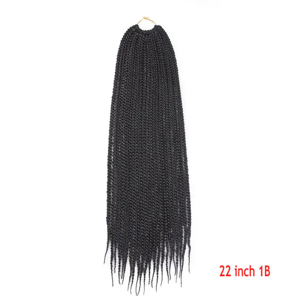 TOMO Box Braids Hair Extensions - 14 18 22 Inch