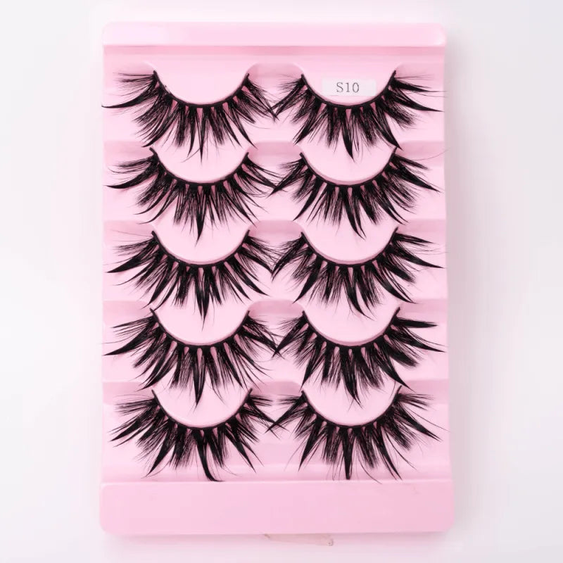 Natural 3D Dramatic Fairy Clusters Manga Lashes Fake Eyelashes