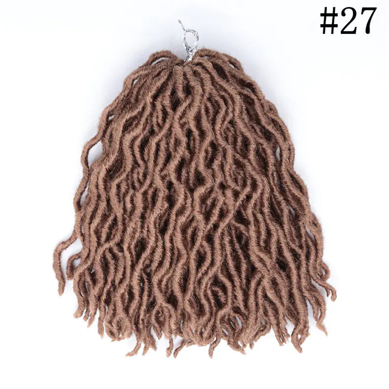 12-Inch African Long Curly Chemical Fiber Braid