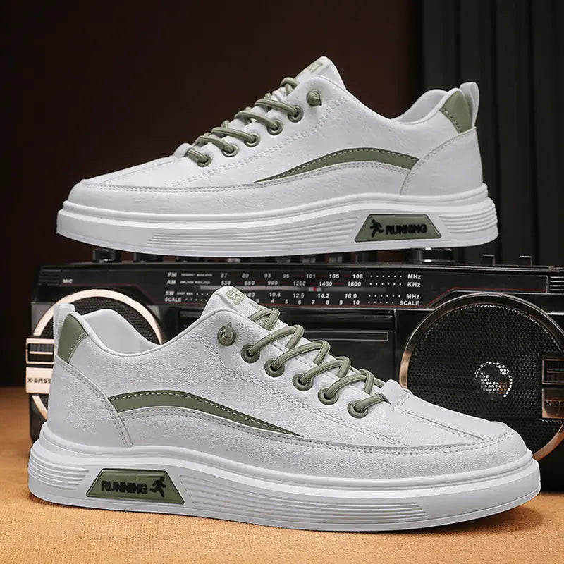 2024 Men's Spring Casual White Sneakers for Teens