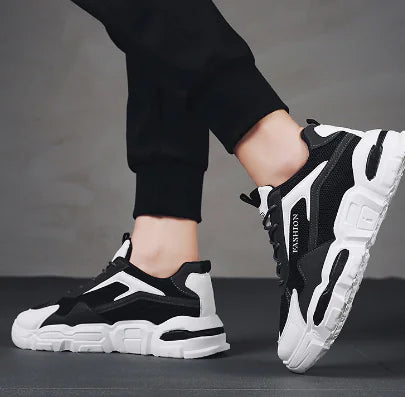 2020 Men's Trendy Casual Leather Sneakers with Laces