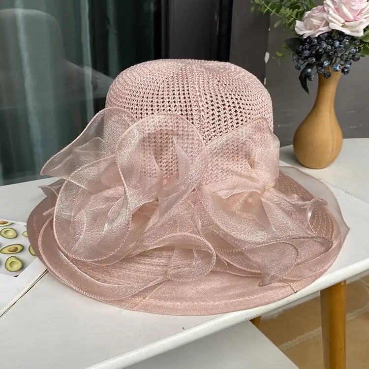 Sunscreen Yarn Splicing Sun Hat