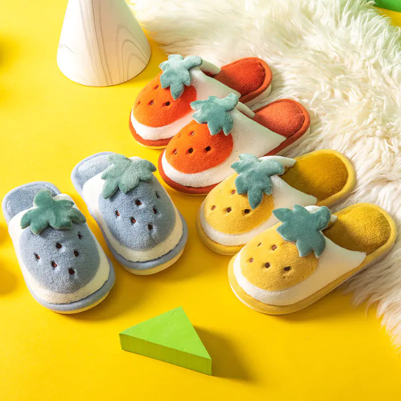 Children's Cartoon Cotton Slippers for All Ages