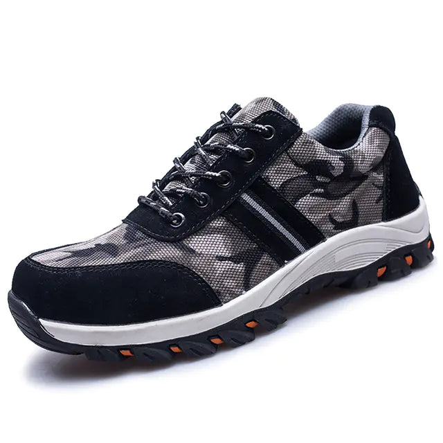 Men's Safety Boots with Removable Puncture-Resistant Design