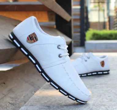 Spring Korean Trendy Men's Slip-On Casual Shoes