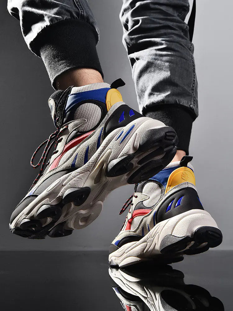 Men's Warm Winter Sneakers - Versatile Dad Shoes