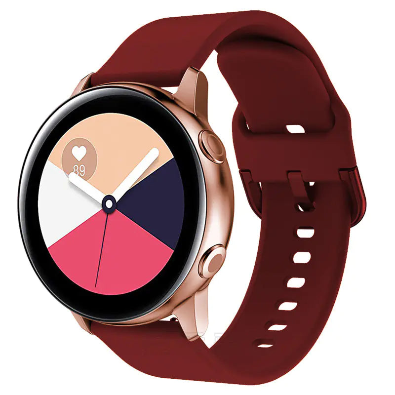 Universal Silicone Strap for 20 or 22mm Smart Watch