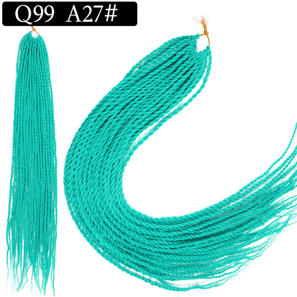 African Twist Braid Synthetic Hair Wig for Wholesale