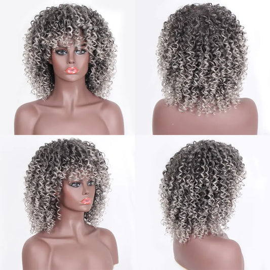 Short Curly Hair Wig for Women