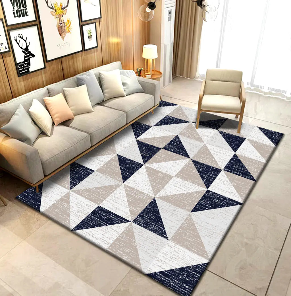 Modern Thick Area Rug for Home and Office Use