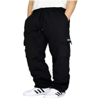 Men's Loose Multi-Pocket Overalls Trousers (Single Piece)