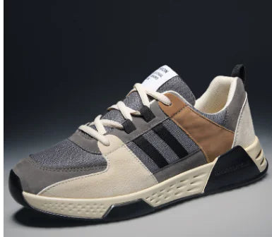 Men's Breathable Color-Block Mesh Sneakers