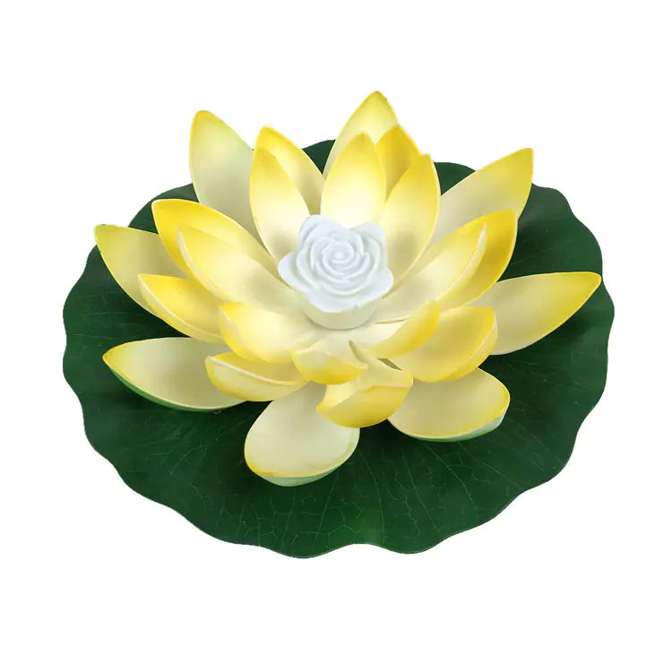 LED Lotus Flower Lamp for Water Decoration with Battery