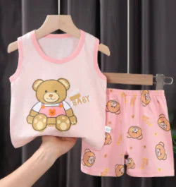 Summer Outfit Set for Newborn Girl (One Set)