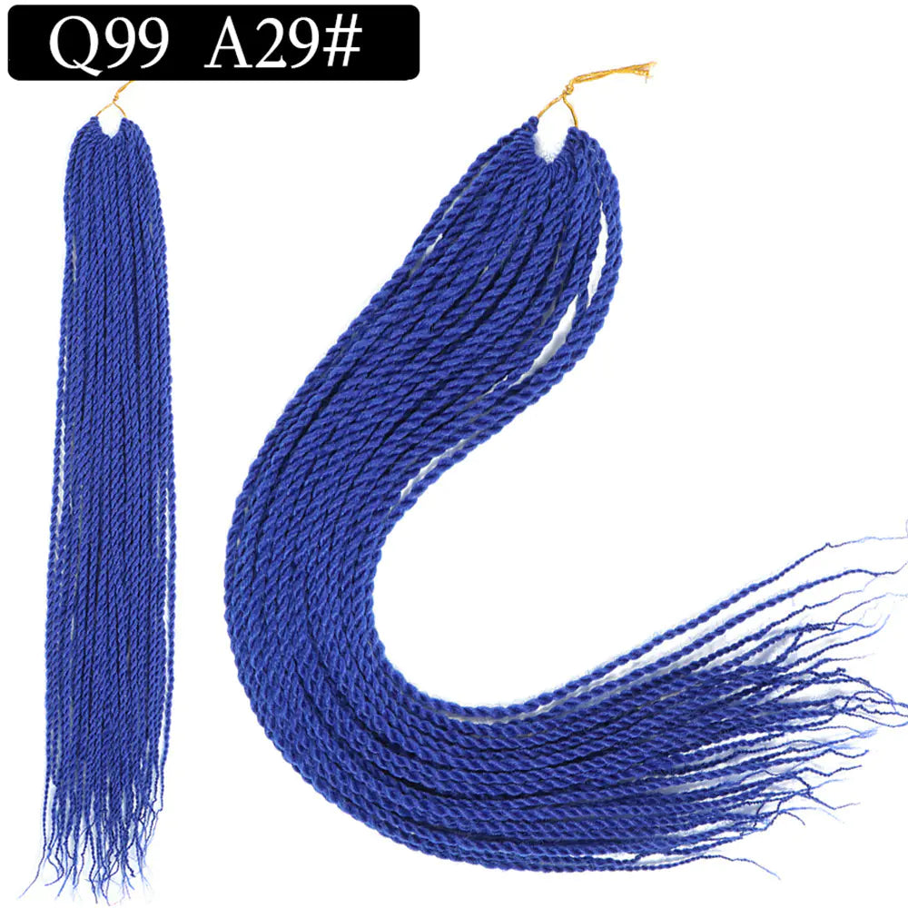 African Twist Braid Synthetic Hair Wig for Wholesale