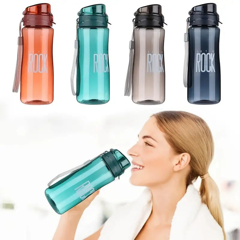 550ML Sports Water Bottle - Portable Plastic Cup