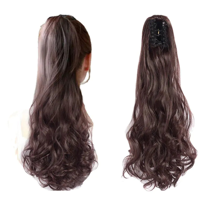 New Long Curly Ponytail Hair Extension with Clip