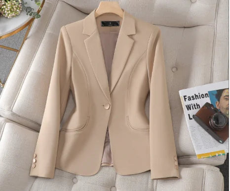 Modern Fitted Women's Blazer - Catarina (One Piece)