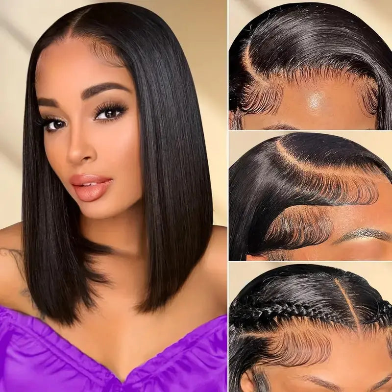 Lace Front Wig for Women - Short Bobo Style (Full Set)