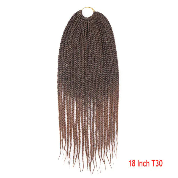 TOMO Box Braids Hair Extensions - 14 18 22 Inch