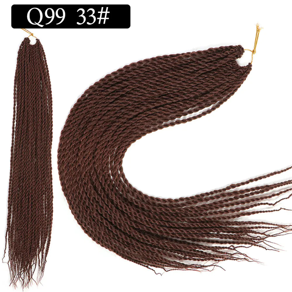 African Twist Braid Synthetic Hair Wig for Wholesale