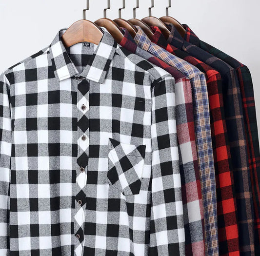 Aristocracy Flannel - Men's Stylish Long Sleeve Shirt