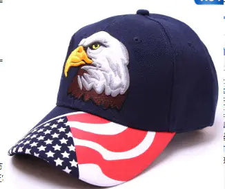 Embroidered Eagle Baseball Cap for Summer Outdoor Use