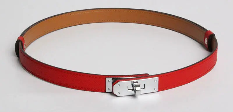 H 2019 New Kelly Leather Slim Belt for Women