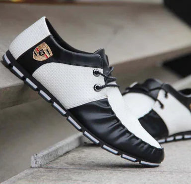 Spring Korean Trendy Men's Slip-On Casual Shoes