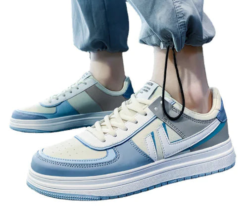 Men's Retro Leather Mid-Top Fashion Sports Shoes