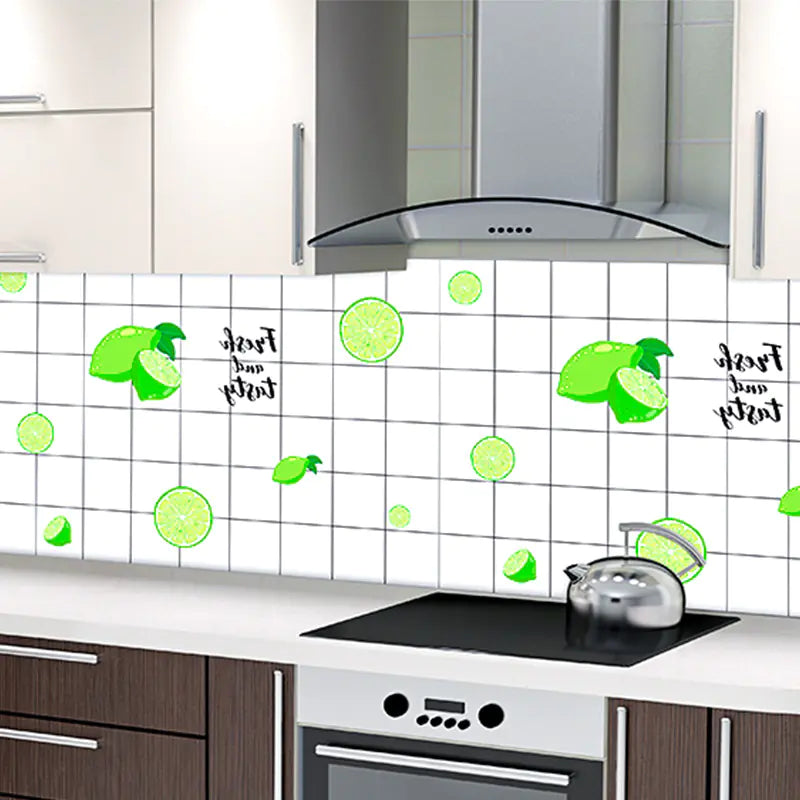 Self-Adhesive Waterproof Kitchen Oil-Resistant Stickers