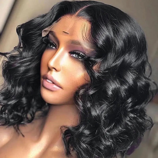 Lace Front Short Curly Wig for African Women (In Stock)