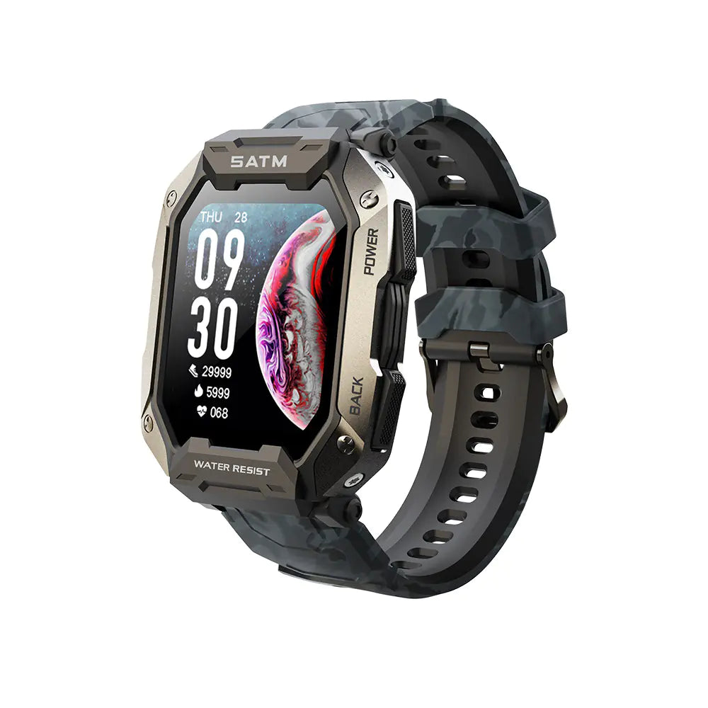 C20 Smart Watch with Bluetooth, Heart Rate, and Alerts