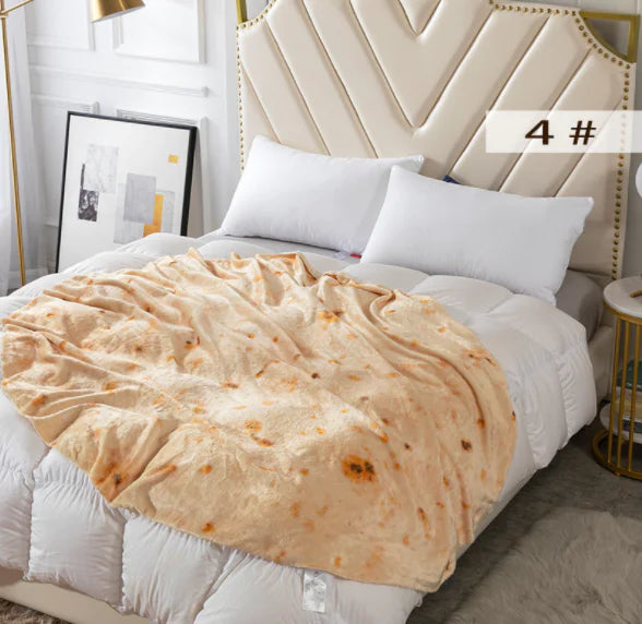Milk Velvet Blanket, Burrito Blanket for Home Use