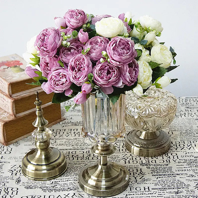 Artificial Roses - Faux Flowers for Decoration