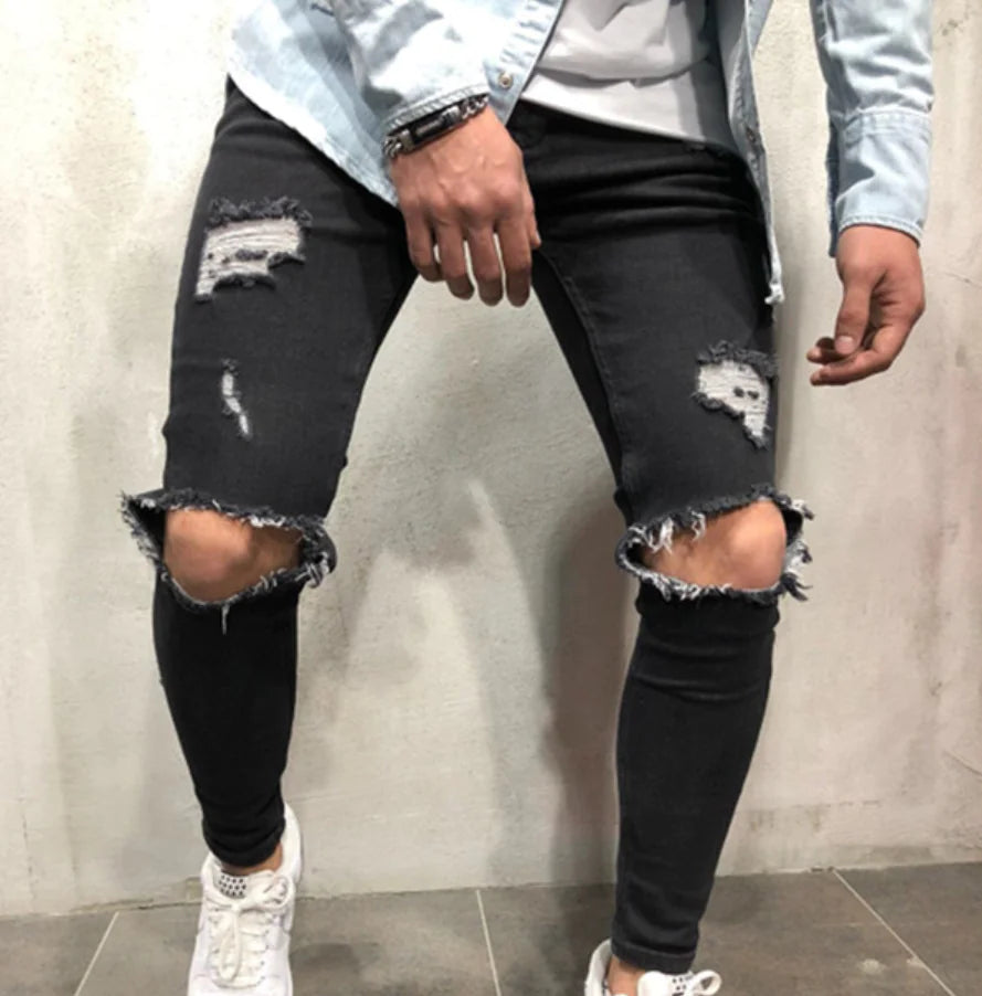 Men's Knee-Length Brooch Pants