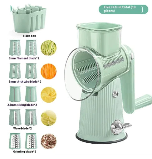 Household Vegetable Cutting Hand Roller Shredder