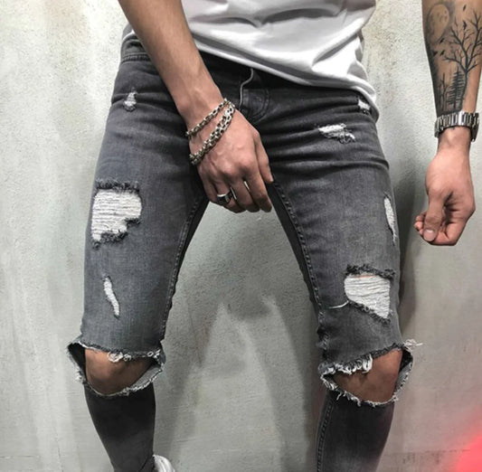 Men's Knee-Length Brooch Pants