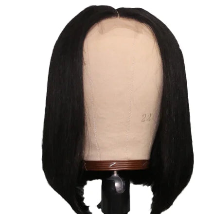 Lace Bob Wig in Natural Black Color