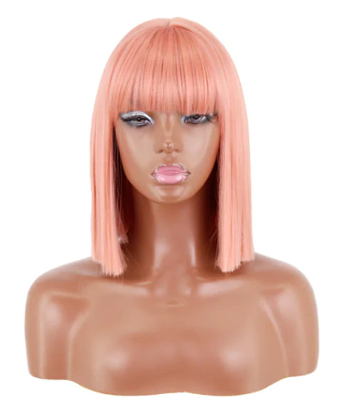 Wig Headgear with Bangs for Shoulders and Clavicle