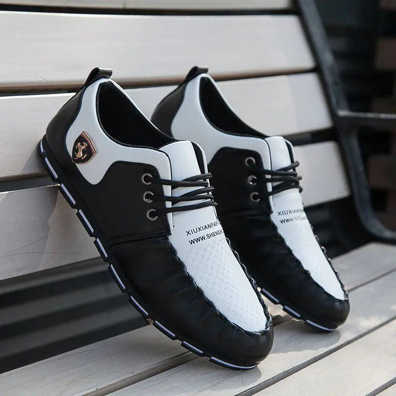 Spring Korean Trendy Men's Slip-On Casual Shoes