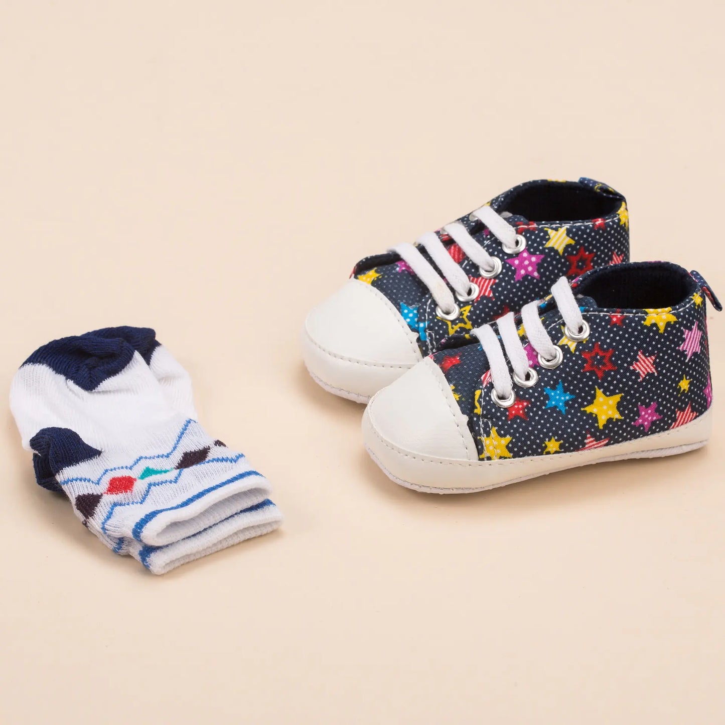 Direct Sale Soft Sole Non-Slip Baby Shoes Set