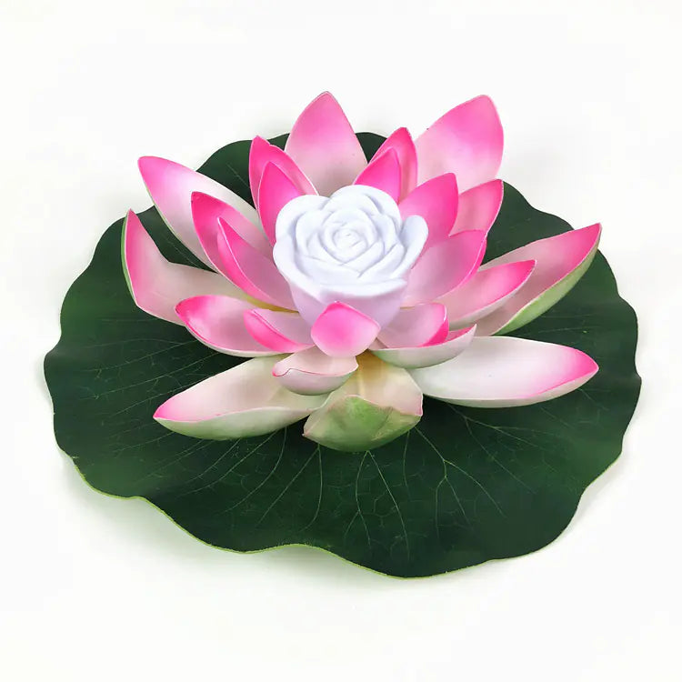 LED Lotus Flower Lamp for Water Decoration with Battery