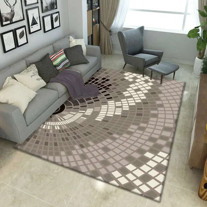 Modern Thick Area Rug for Home and Office Use