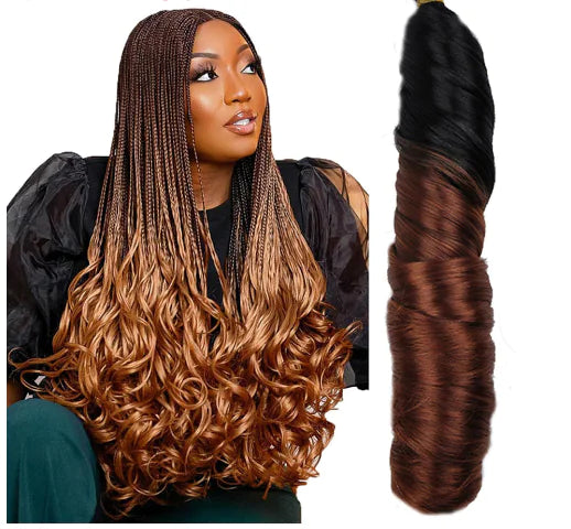 22-Inch French Loose Wave Crochet Braids Hair