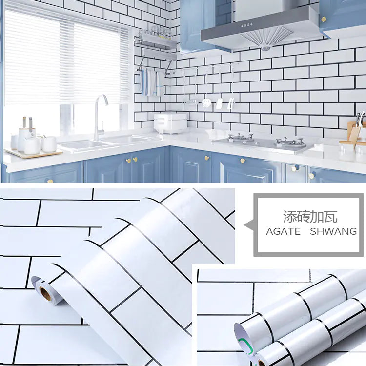 Self-Adhesive Waterproof Kitchen Oil-Resistant Stickers